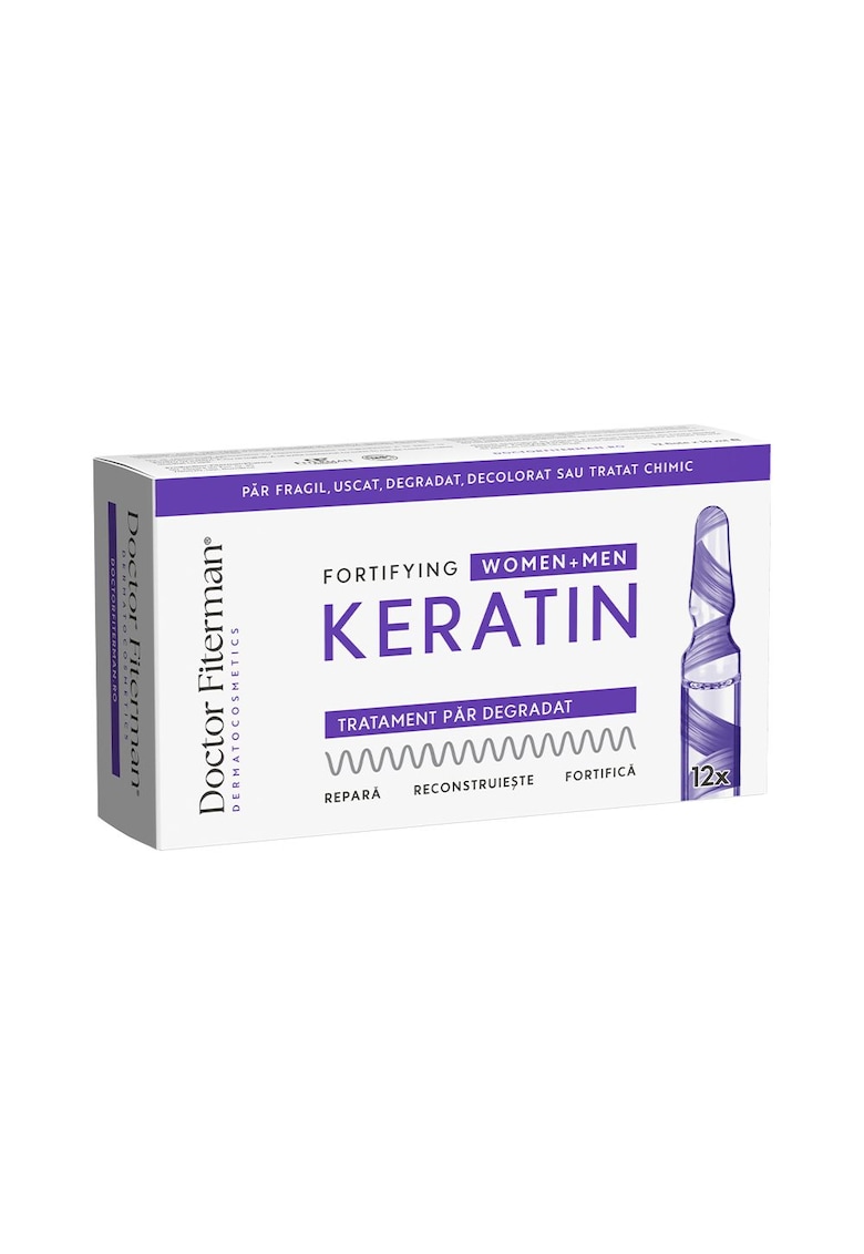 Tratament pentru par fragil Fortifying Keratin - 12 fiole x 10 ml -