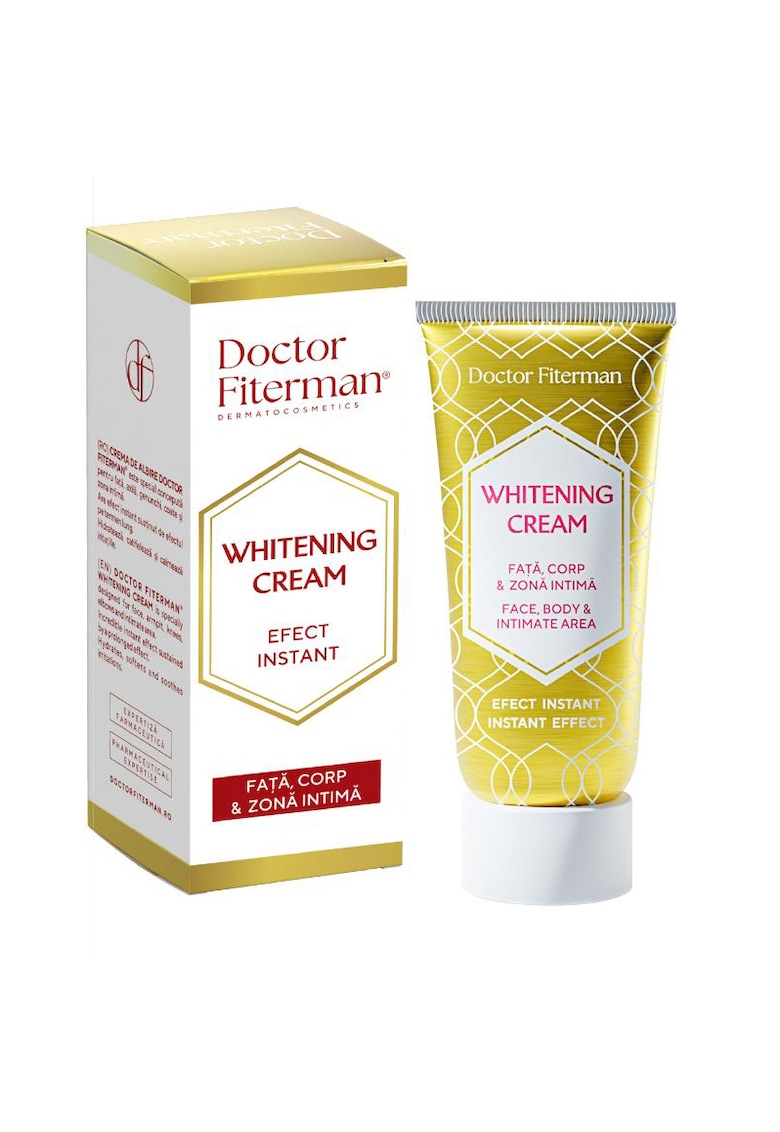 Crema de fata - corp si zona intima cu efect instant de albire - 75 ml - Doctor Fiterman