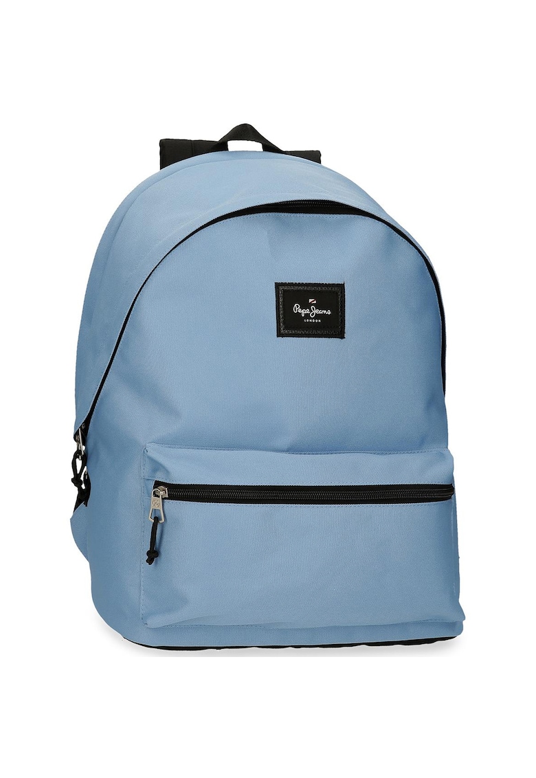 Rucsac casual - Pepe Jeans Aris Colorful - 2 compartimente - buzunare laptop/tableta - albastru deschis - 31x44x15 cm