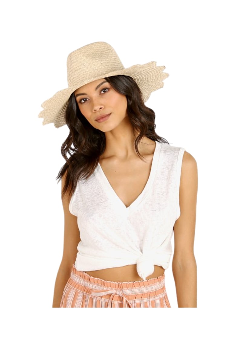 Palarie dama - Paie - Bej