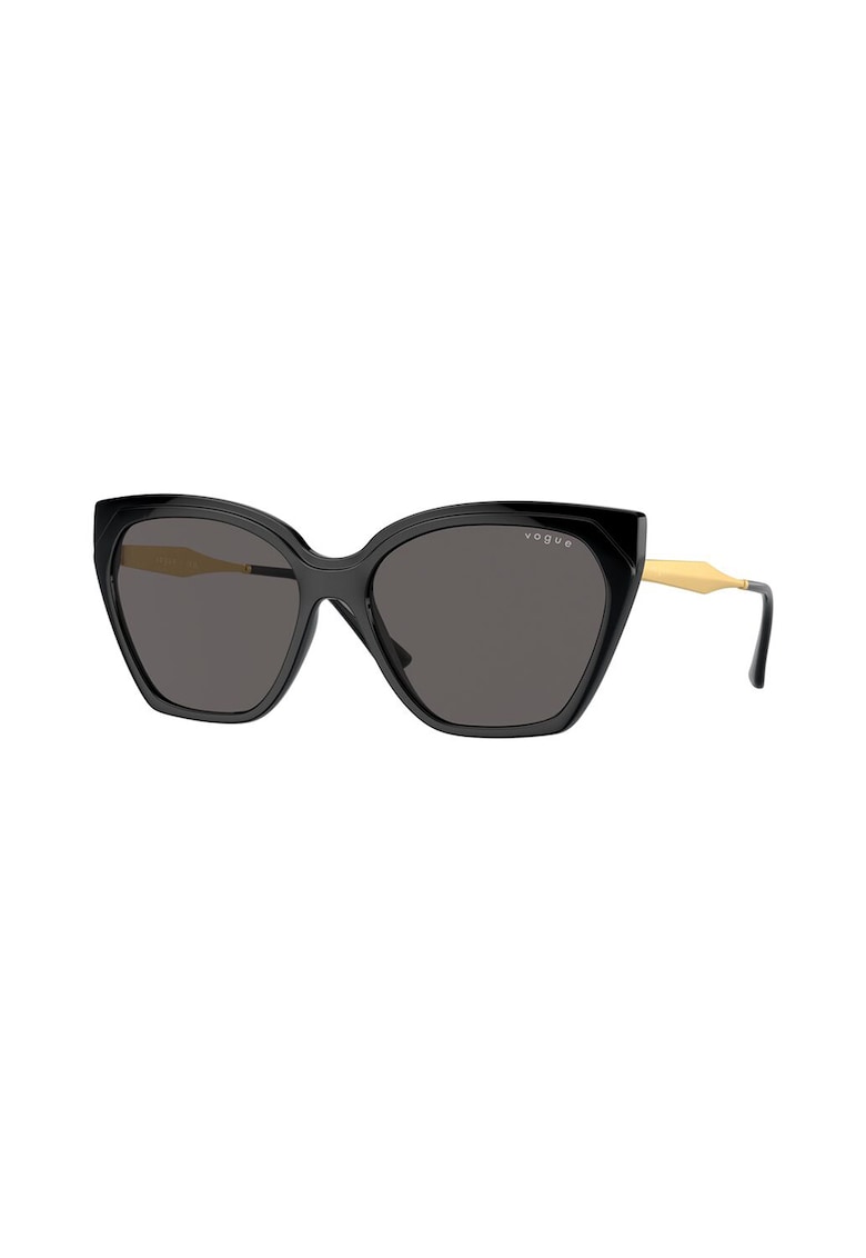 Ochelari de soare cat-eye cu lentile uni