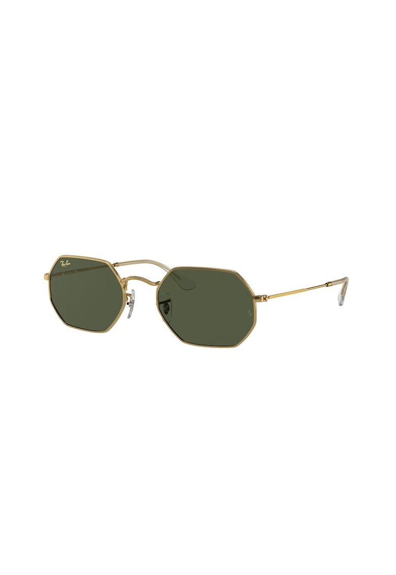 Ochelari de soare hexagonali unisex - Auriu