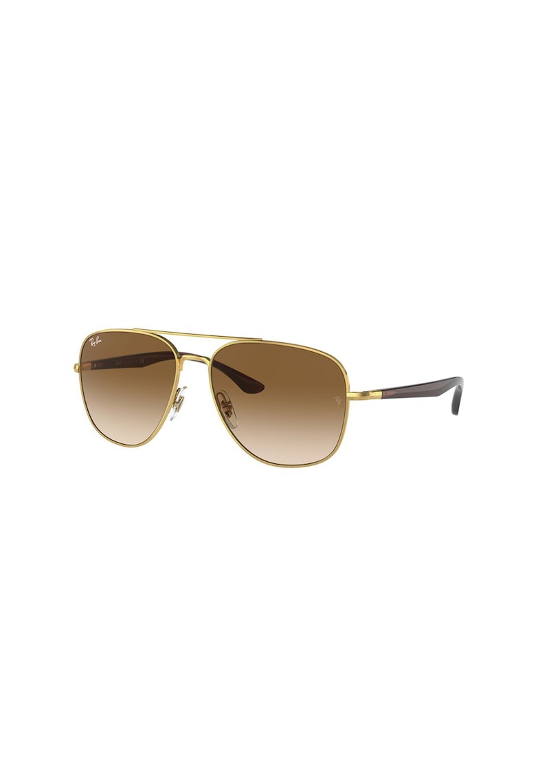 Ochelari de soare aviator unisex cu lentile uni