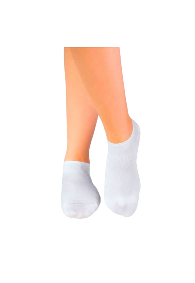 Sosete scurte din Bumbac Mercerizat alb