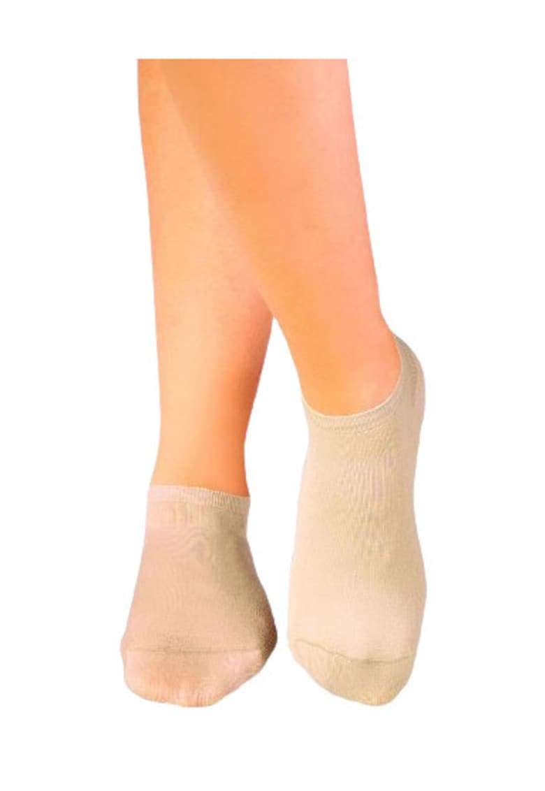 Sosete scurte din Bumbac Mercerizat bej