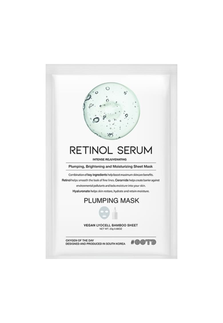 Masca tip servetel # pentru luminozitate si fermitate cu retinol - 25g