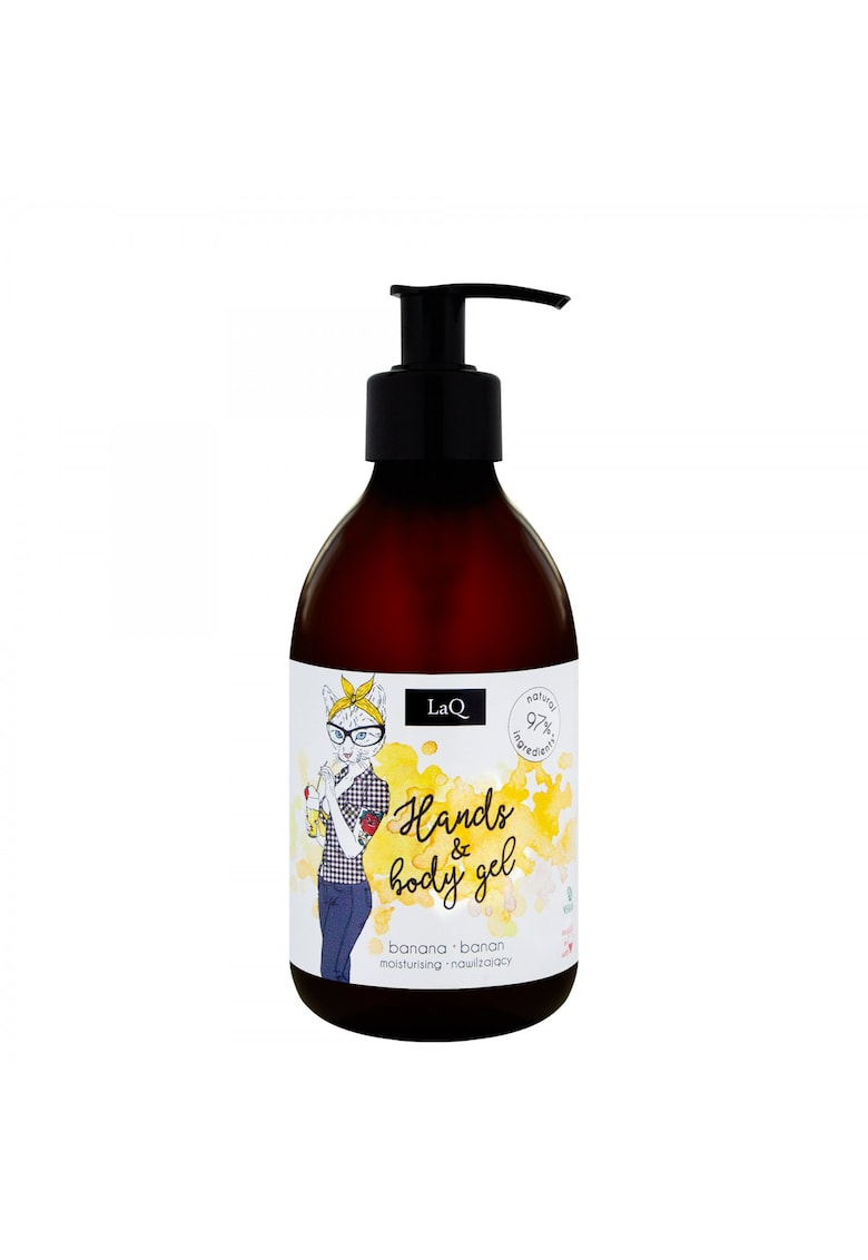 Gel de curatare pentru maini si corp banane - 300ml -