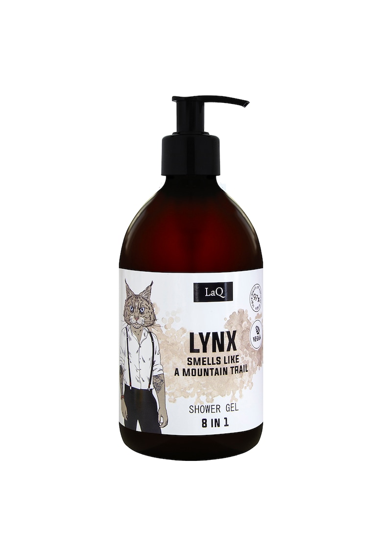 Gel de dus 8-in-1 pentru barbati LYNX - 500 ml -