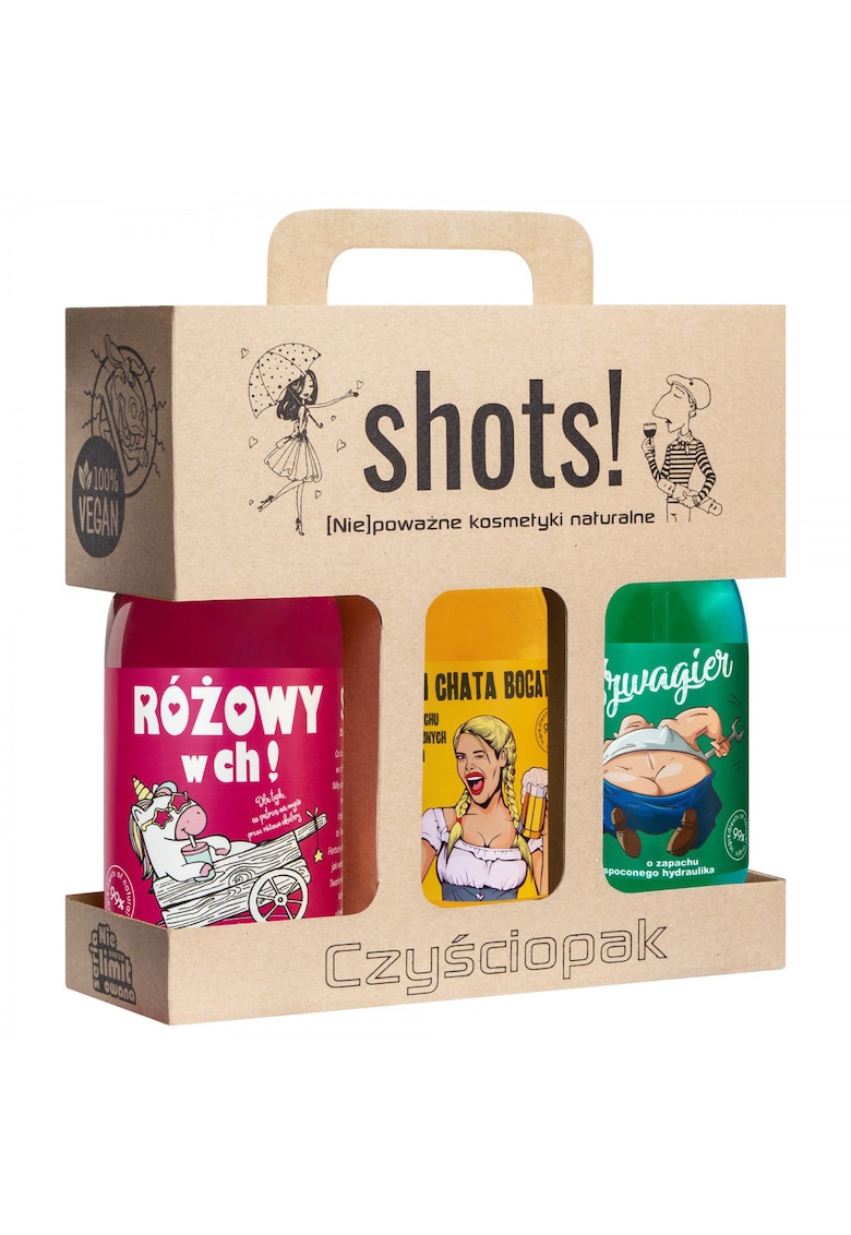 Gel de dus SHOTS! MULTIPACK - 3x500ml -