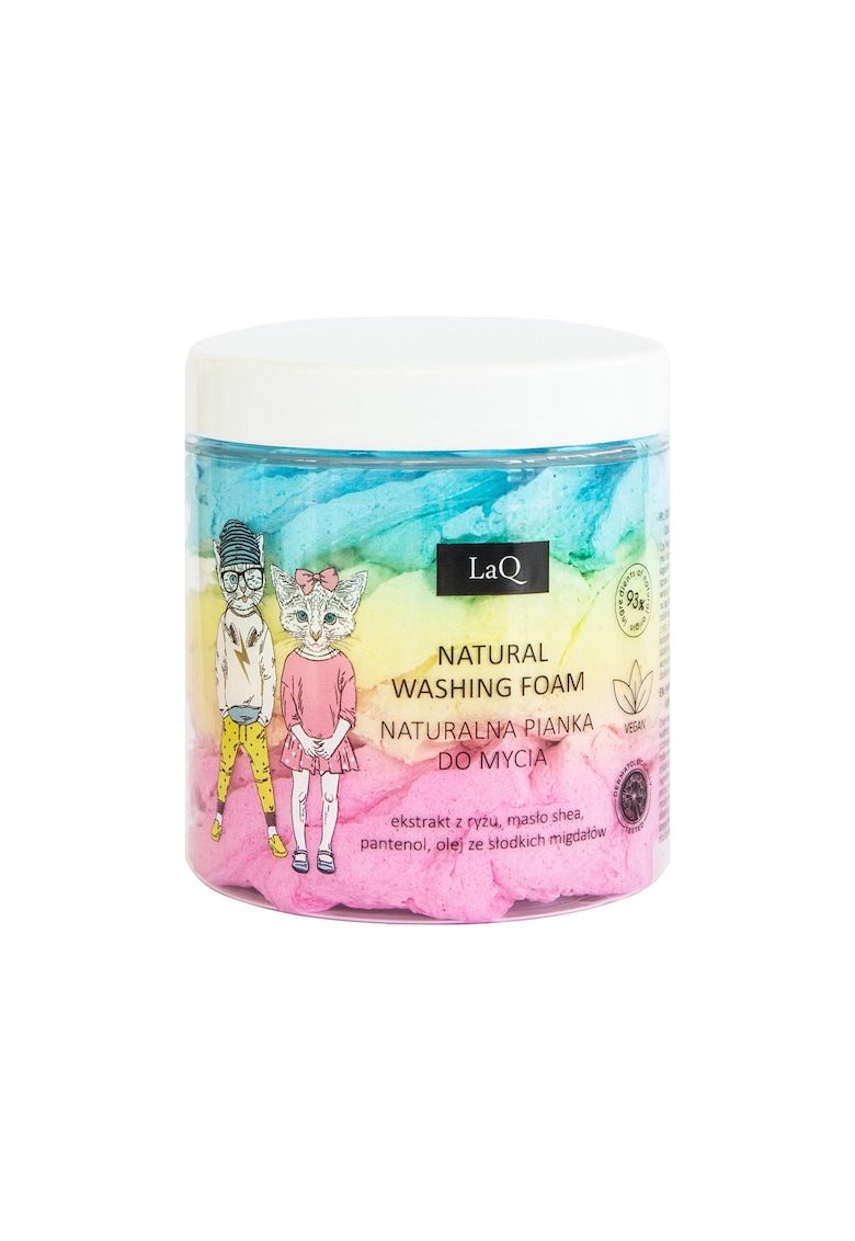 Spuma de curatare naturala TREI CULORI BUBBLE GUM pentru copii - 100g -