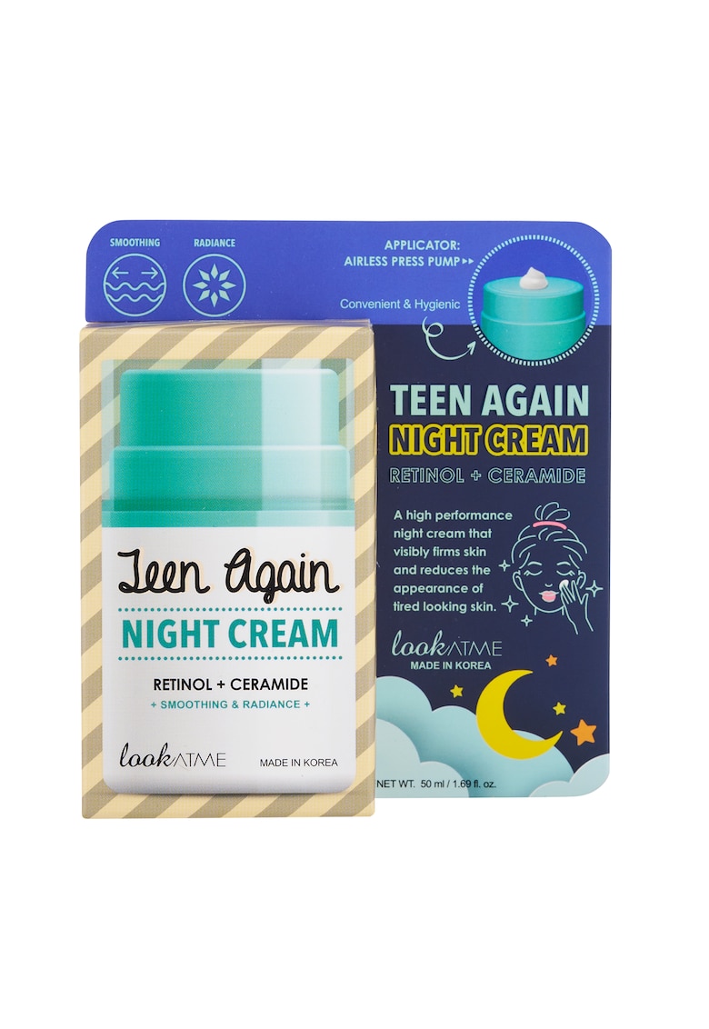 Crema de noapte cu retinol si ceramide Teen Again - 50ml -