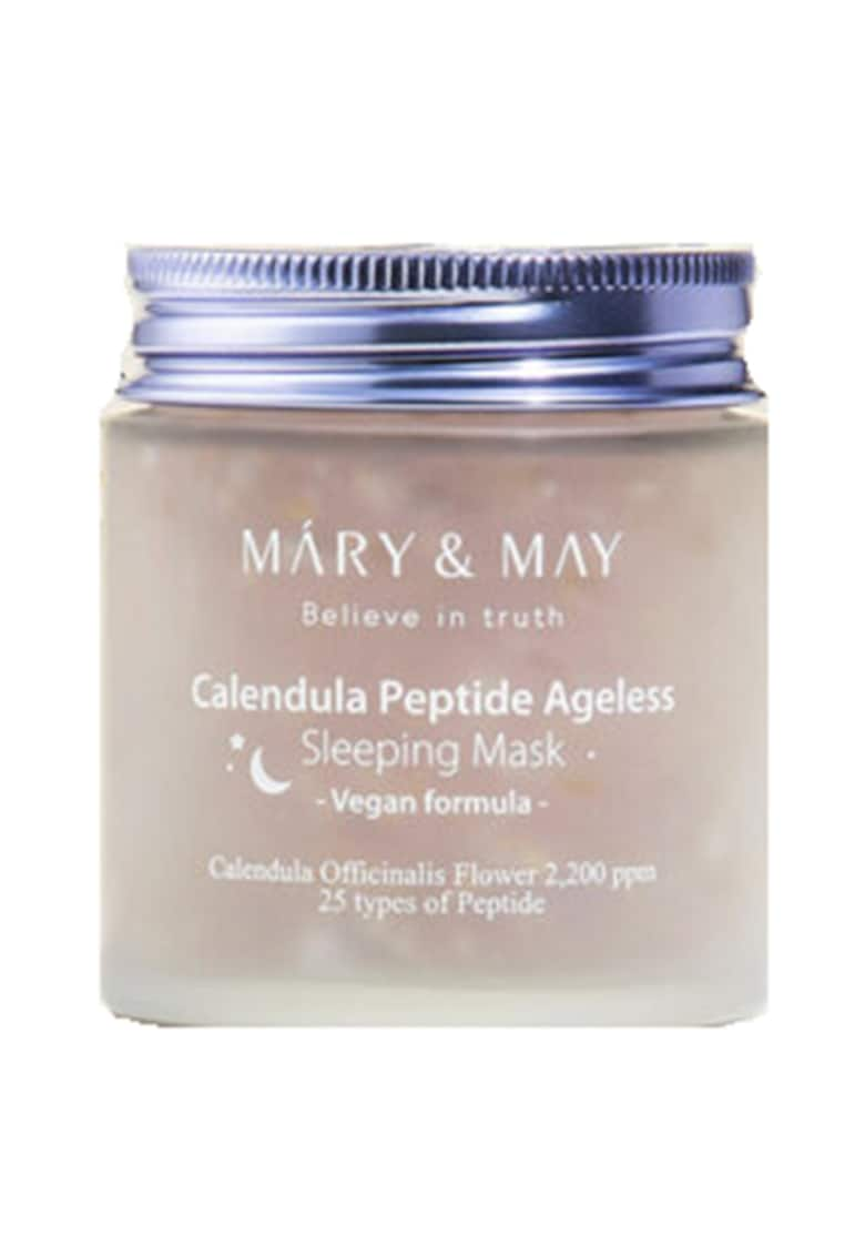 Masca pentru noapte cu galbenele si peptide - 110g - Mary and May