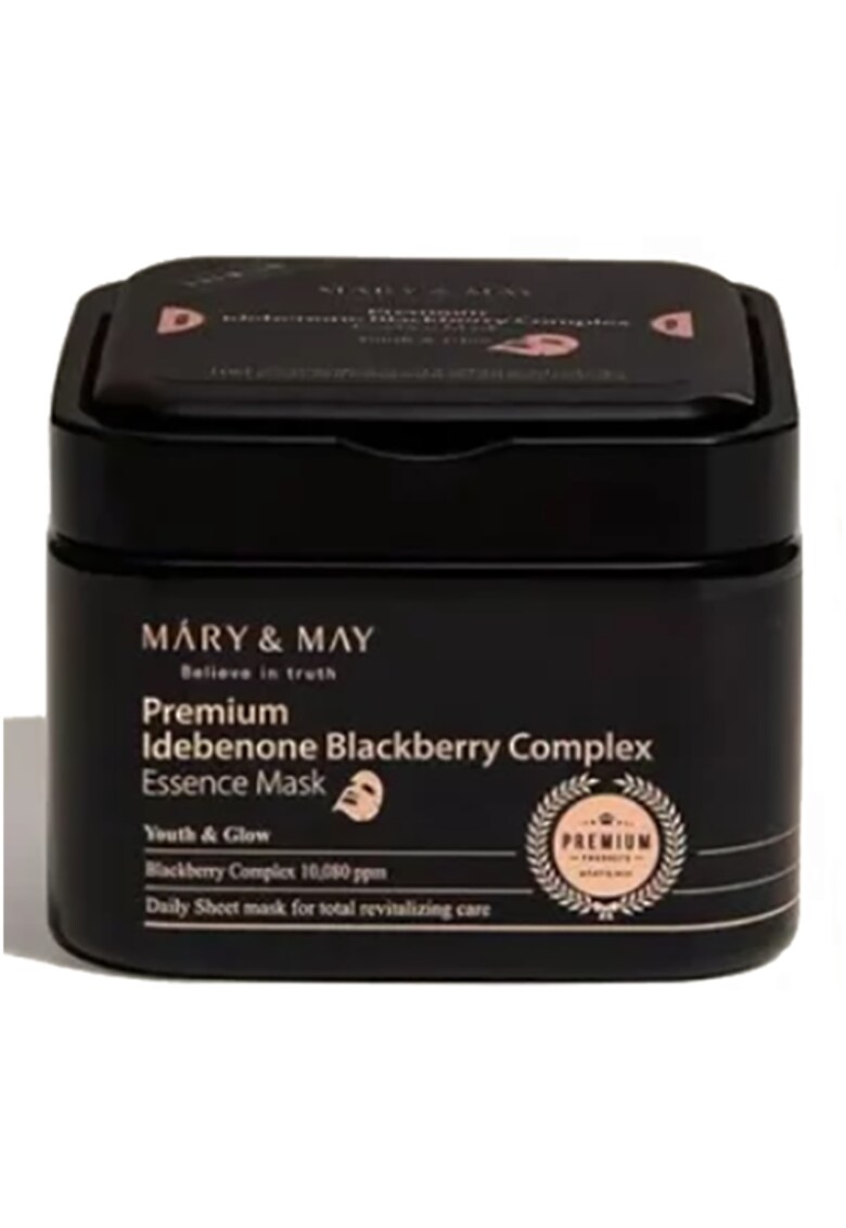 Masca servetel Premium Idebenone Blackberry Complex [20 buc] - Mary and May