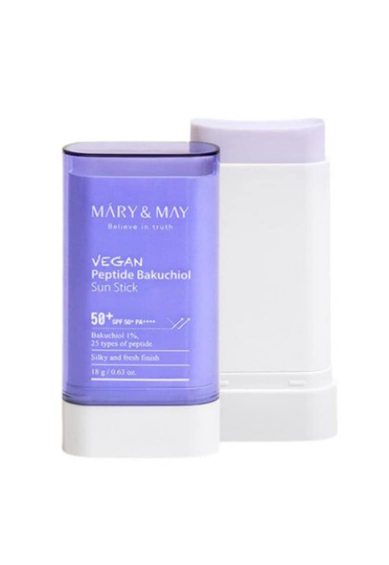 Stick de protectie solara SPF50+ PA++++ cu peptide si bakuchiol - 10g - Mary and May
