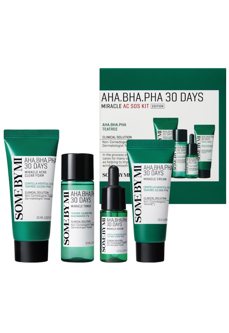 Kit S.O.S anti-imperfectiuni cu AHA-BHA-PHA -