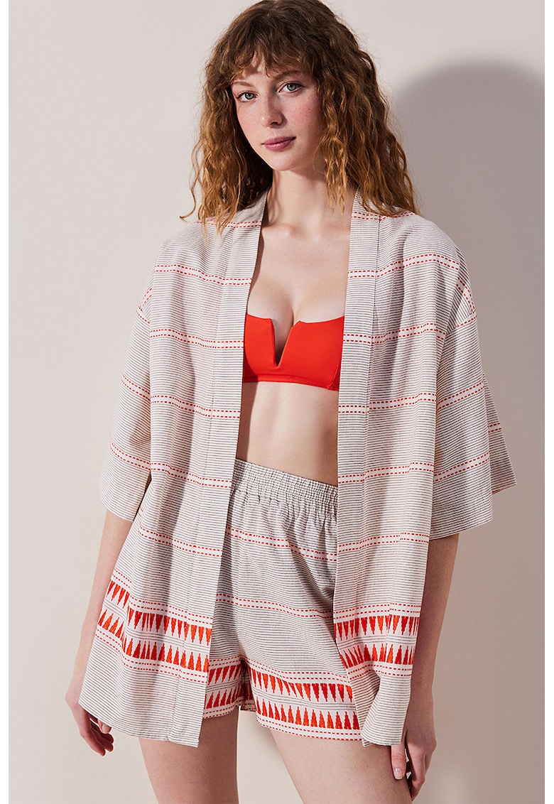 Chimono cu model si maneci medii