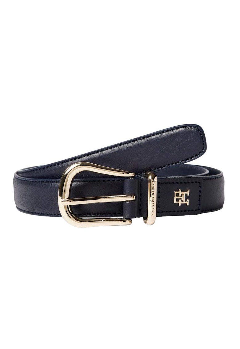 Curea dama Piele naturala - Navy - Bleumarin