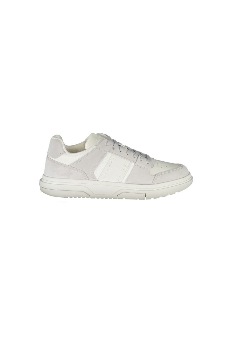 Sneakers barbati - 30% Poliester - 30% Piele naturala - 40% Poliuretan - Alb - 28519