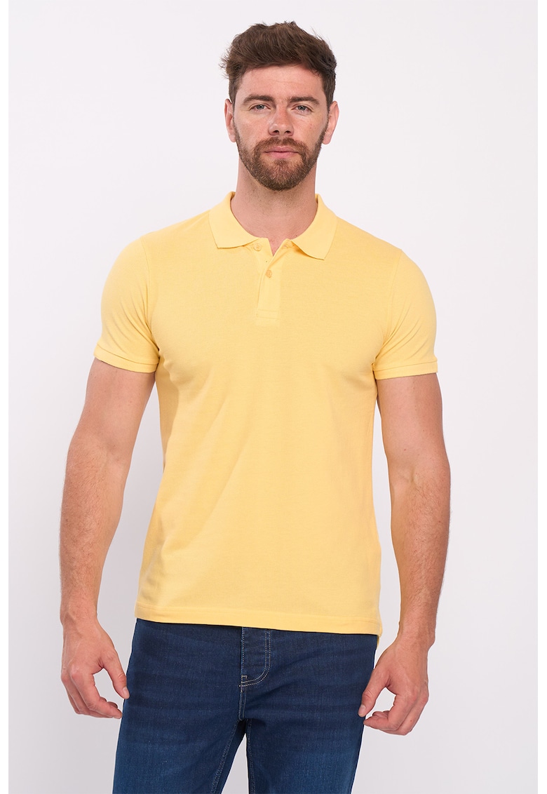 Tricou polo de bumbac