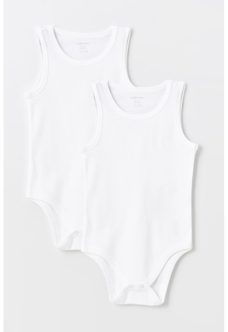 Set de body-uri de bumbac - 2 piese