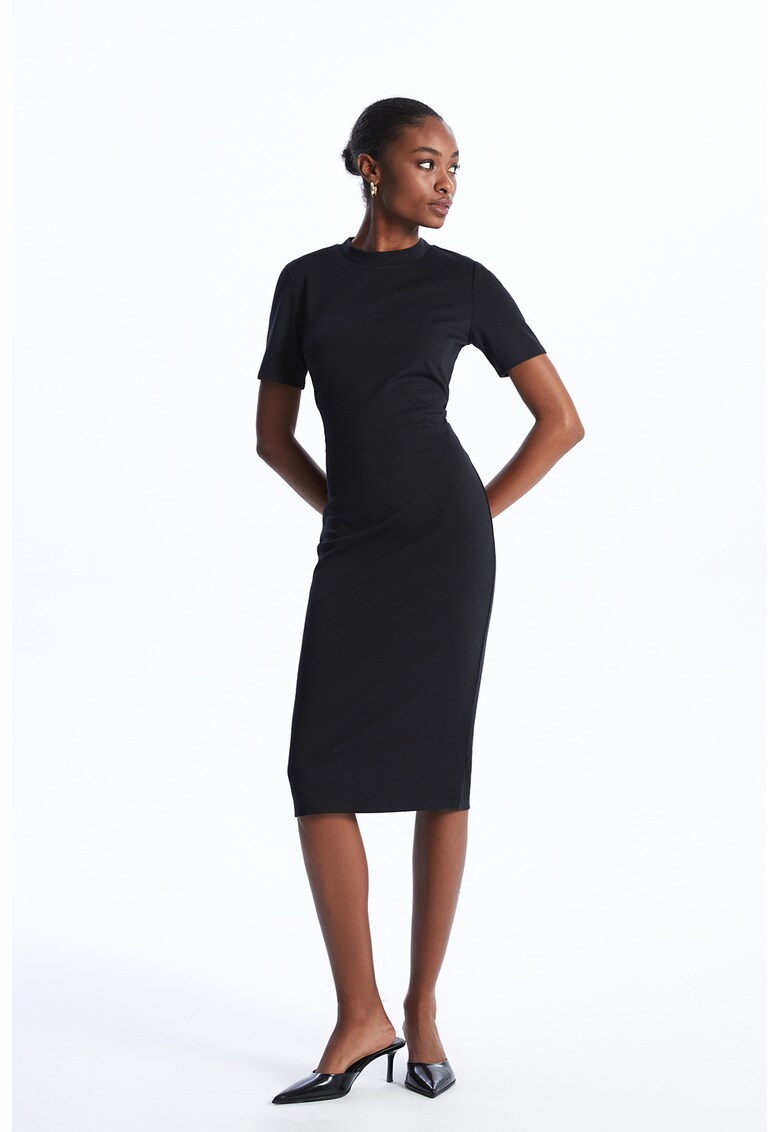 Rochie-tricou midi