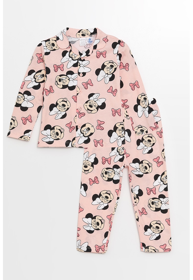 Pijama de bumbac cu model Minnie Mouse