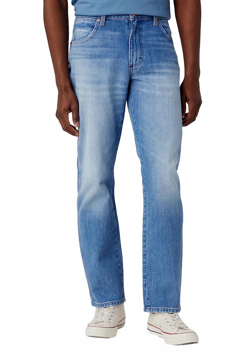 Blugi pentru barbati -  Texas Straight - albastru - bumbac - Blugi pentru barbati -  Texas Straight - albastru - bumbac -