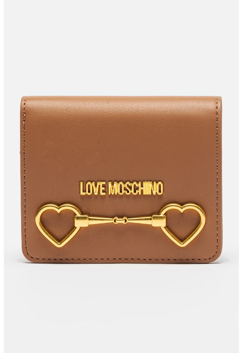 Love Moschino Портфейл от еко кожа с капси за Жени Love Moschino Портфейл от еко кожа с капси за Жени
