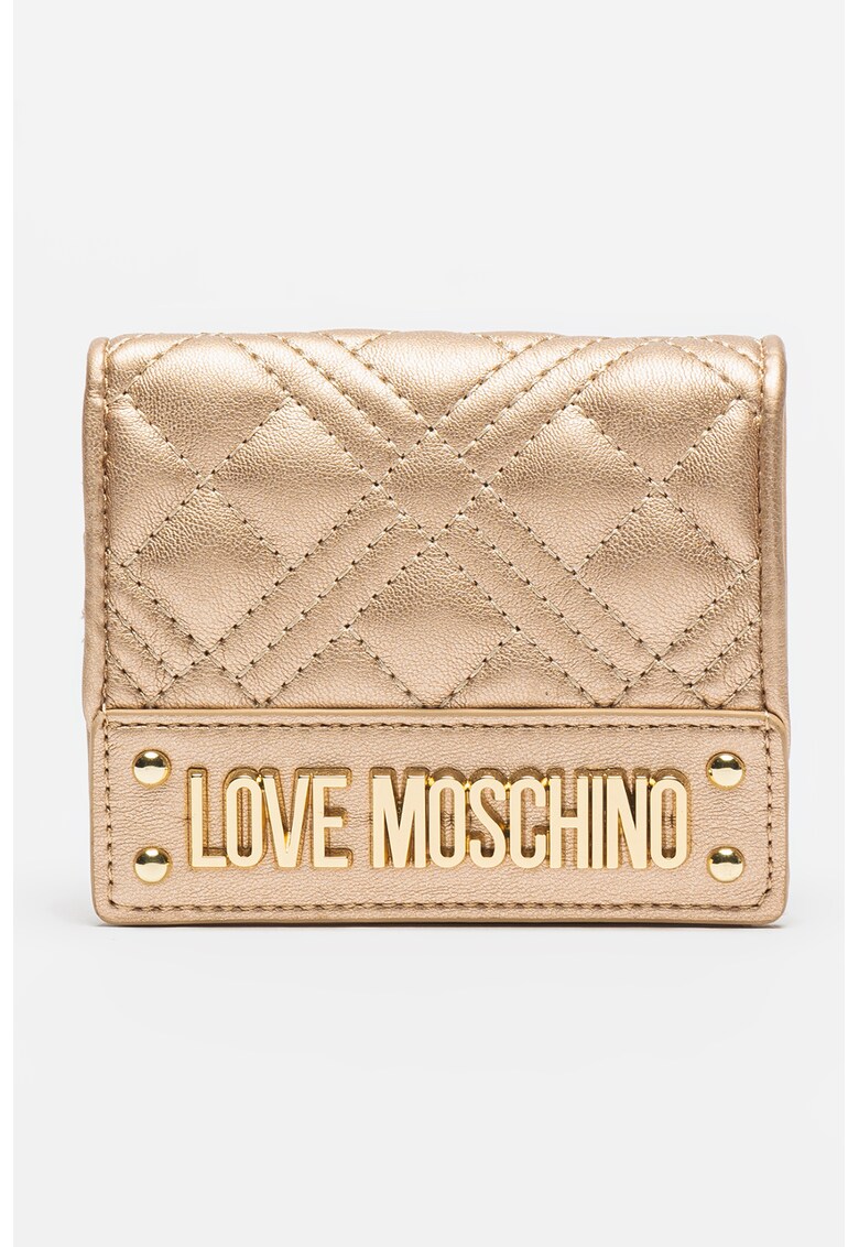 Love Moschino Портмоне с метализиран ефект за Жени Love Moschino Портмоне с метализиран ефект за Жени
