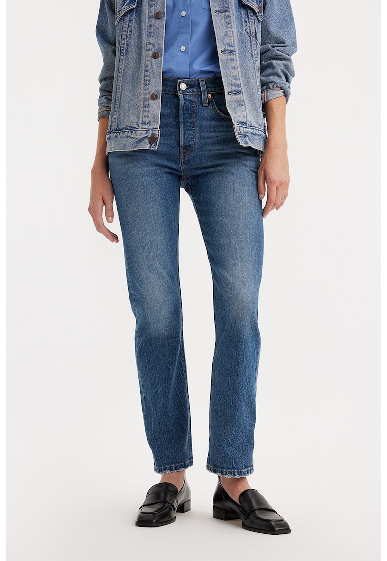 Blugi cu talie medie su 5 buzunare 501®