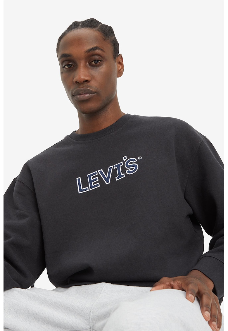 Bluza de trening relaxed fit de bumbac Bluza de trening relaxed fit de bumbac