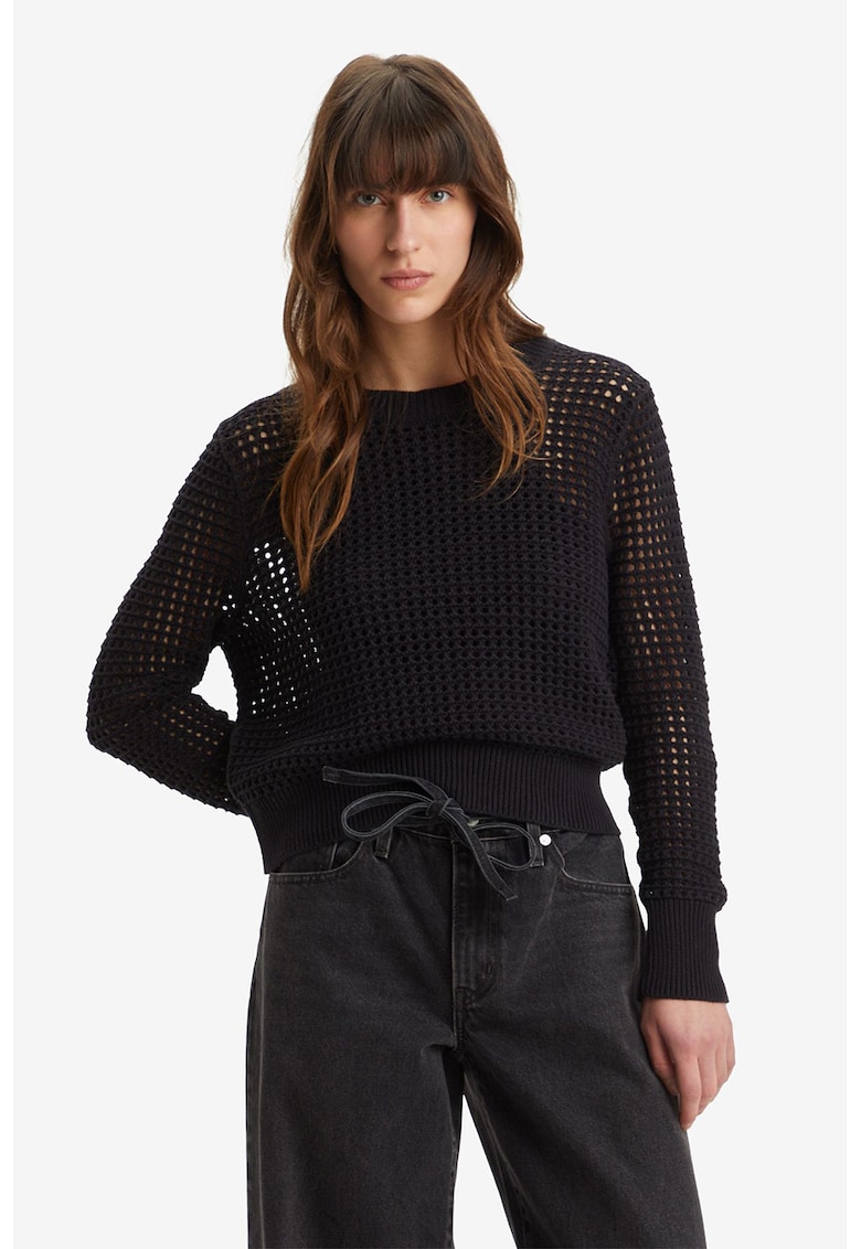 Pulover regular fit de bumbac