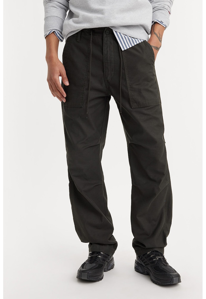 Pantoloni jogger de bumbac - Negru stins