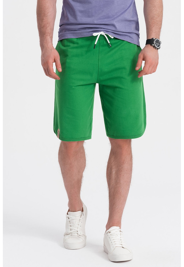 Ombre Bermude cu snur - Verde aquamarin