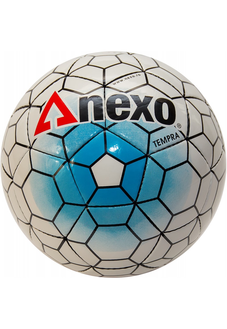 Minge fotbal TEMPRA - marimea 5 - alb/albastru/negru