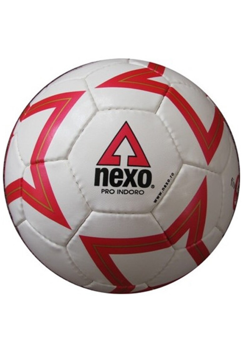 Minge fotbal in sala PRO INDORO - marimea 4 - alb/rosu