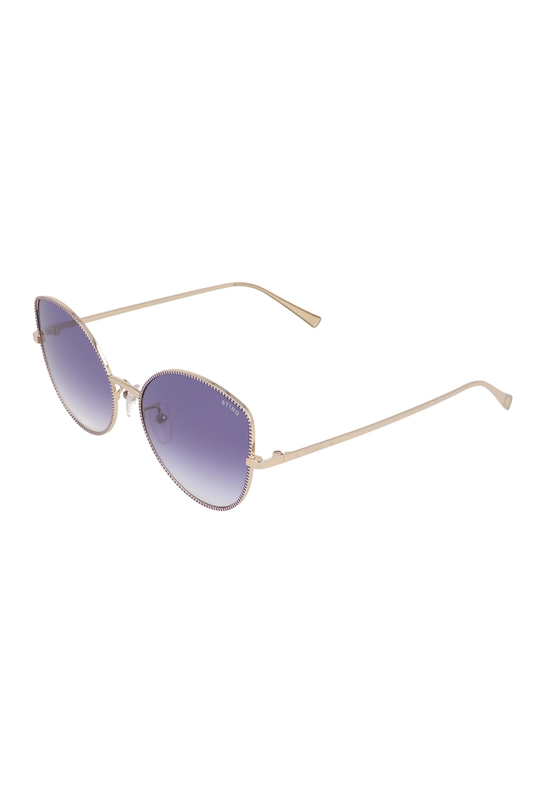 Ochelari de soare cat-eye cu rama metalica