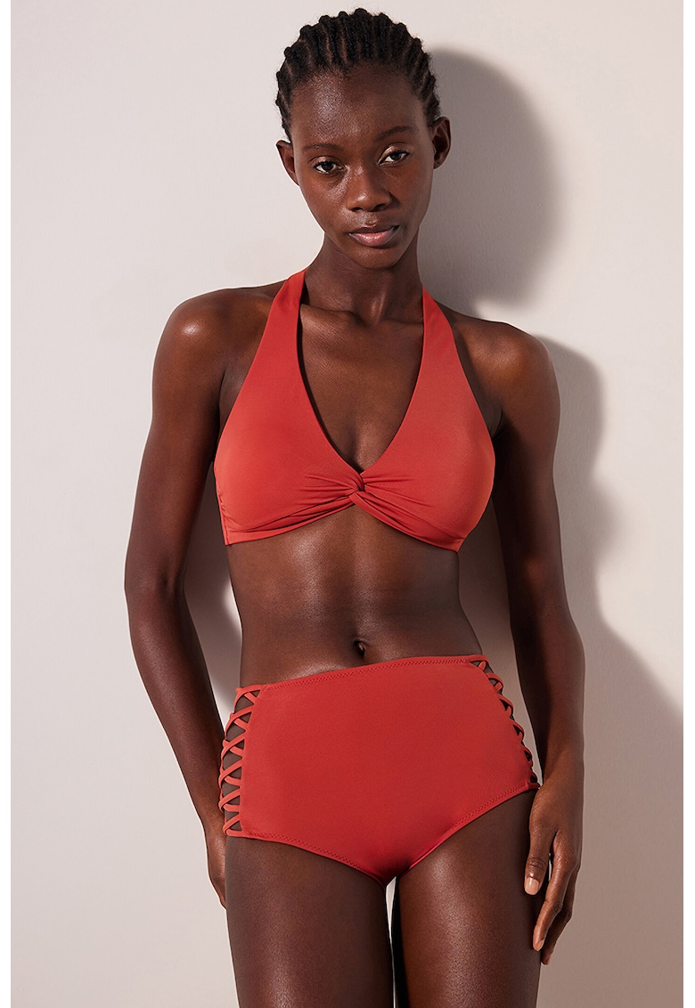 Slip cu talie inalta si decupaje