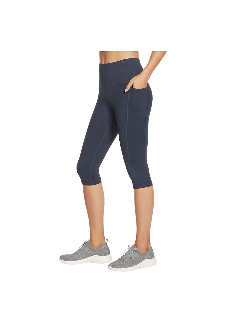 Colanti - Go Walk High Waisted Capri Leggins 220304 - Albastru marin