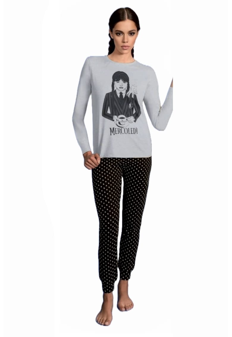 Pijama bumbac dama Wednesdey