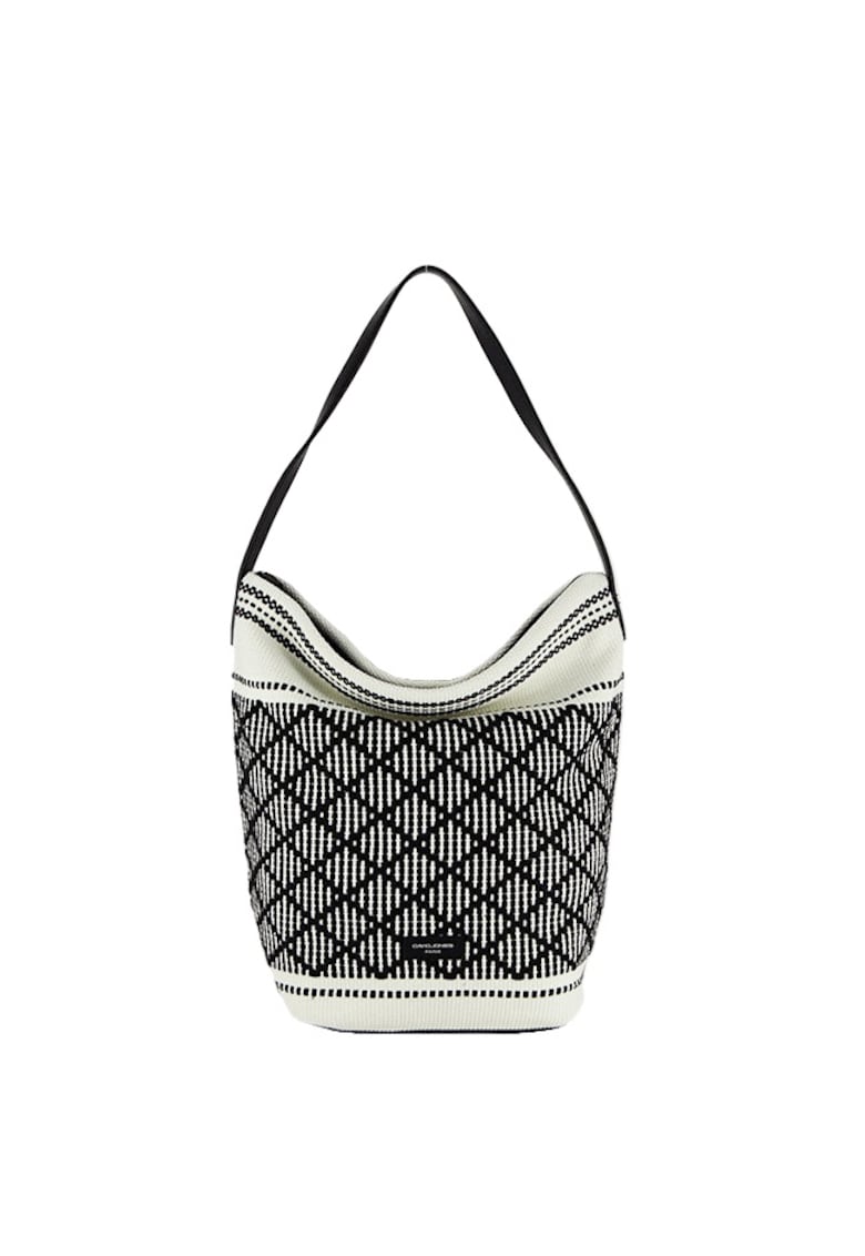 Geanta dama din material textil B-6957-1 15 Negru 7237