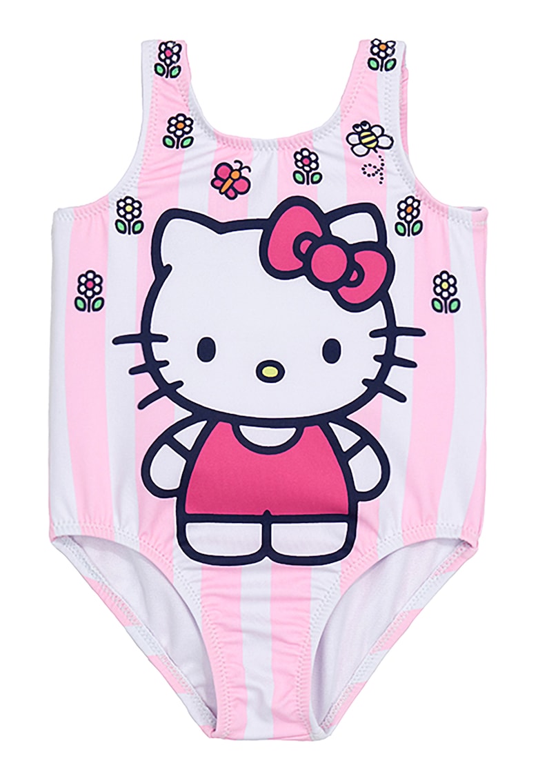 Costum de baie intreg cu imprimeu Hello Kitty