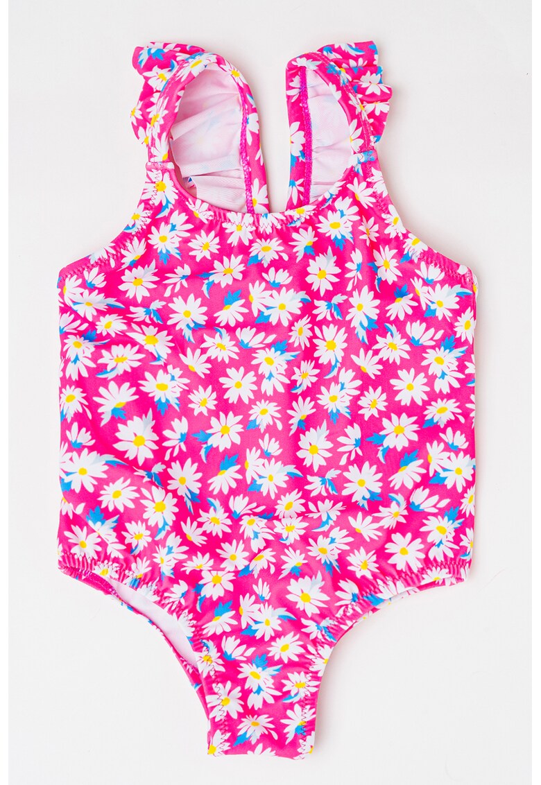 Costum de baie intreg cu model floral