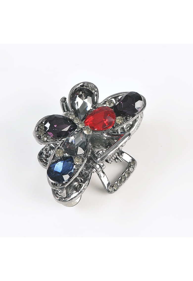 Cleste de par fluture cu pietre colorate