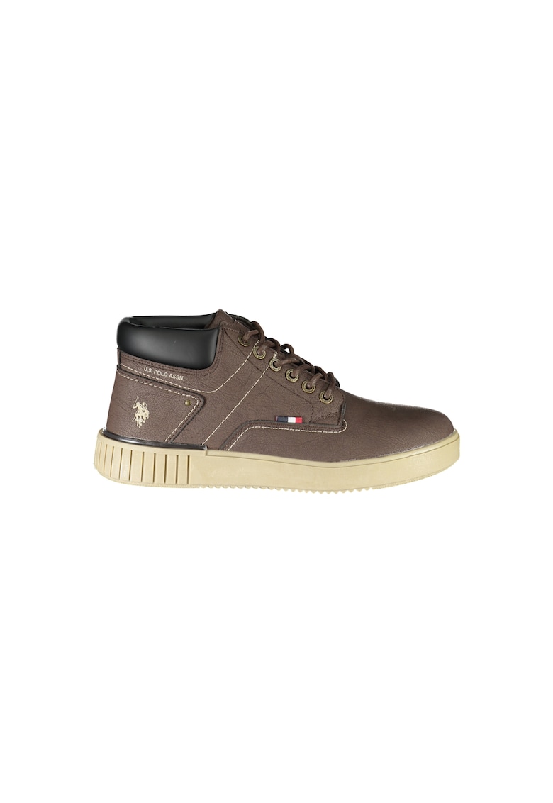 Bocanci sport barbati - 50% Poliester - 50% Poliuretan - Maro - PYRO001MCUY1 - Maro inchis