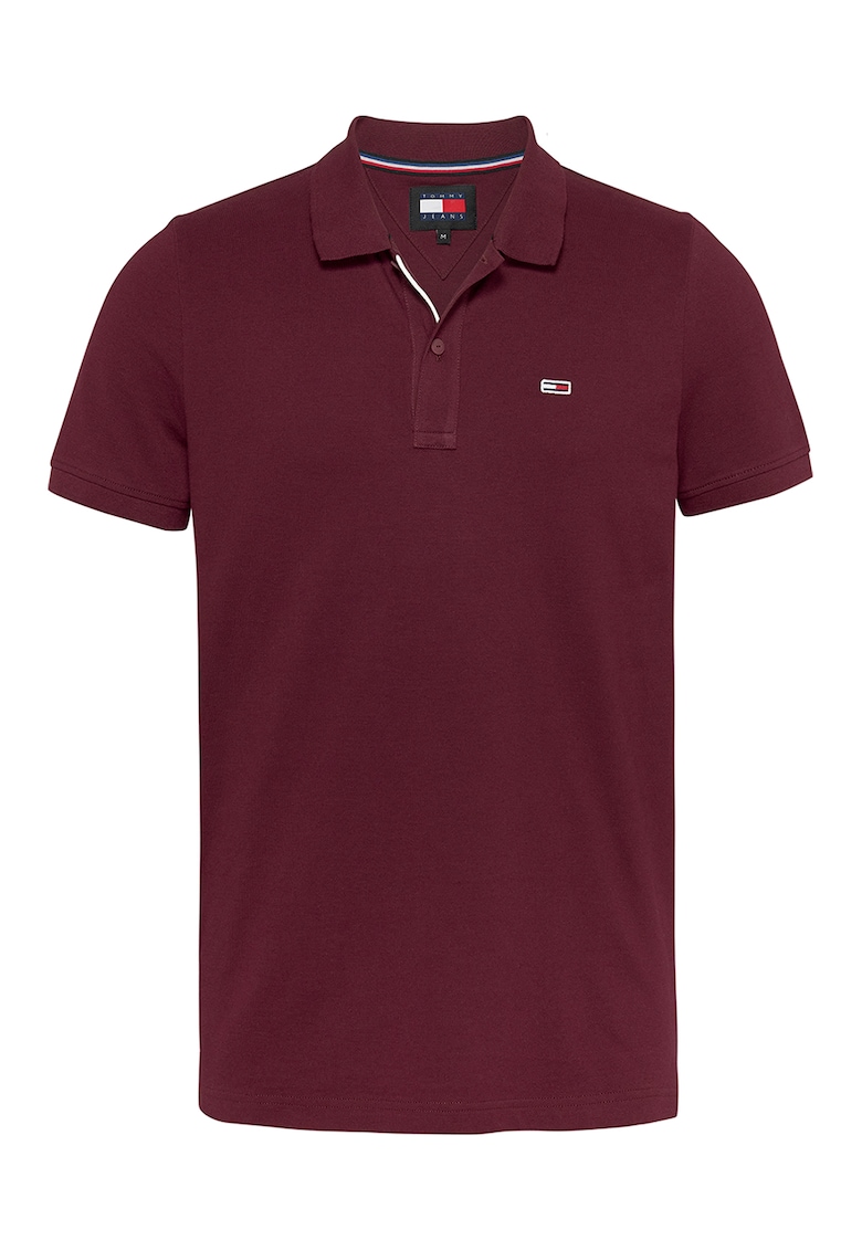 Tricou polo slim fit din bumbac