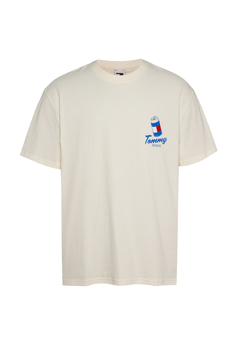 Tricou de bumbac organic cu imprimeu logo