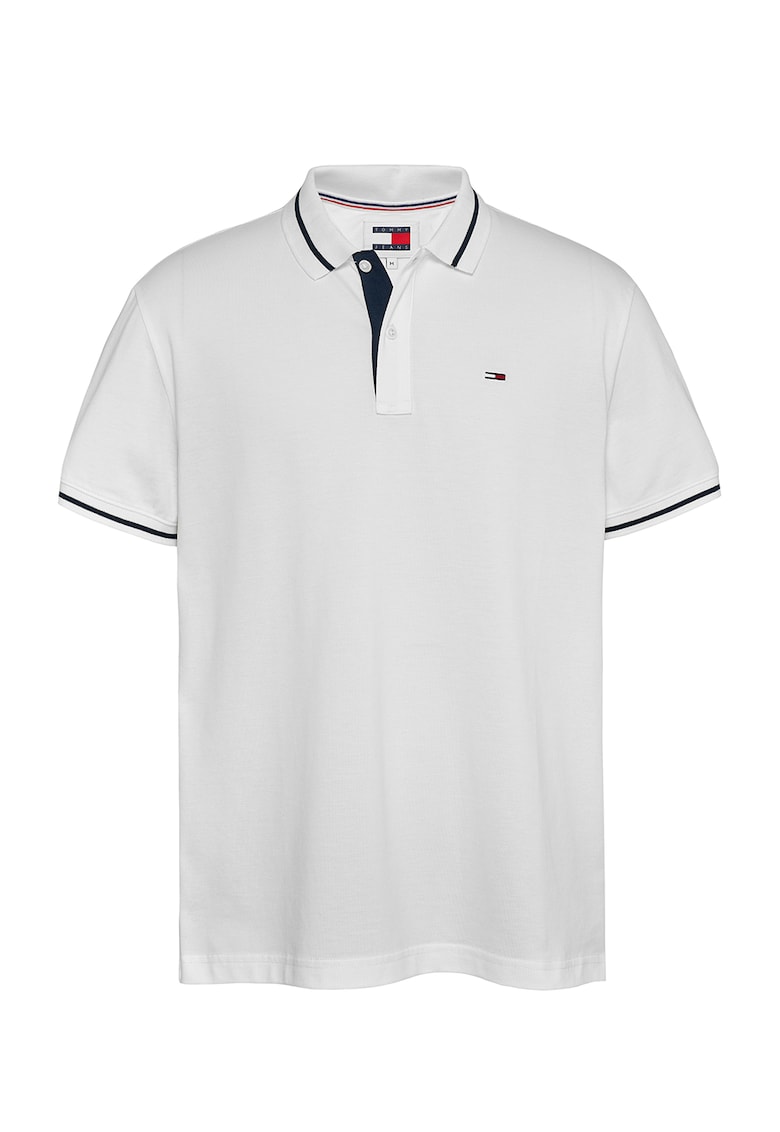 Tricou polo de bumbac cu logo