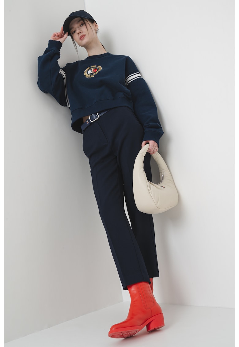 Bluza de trening de bumbac cu logo