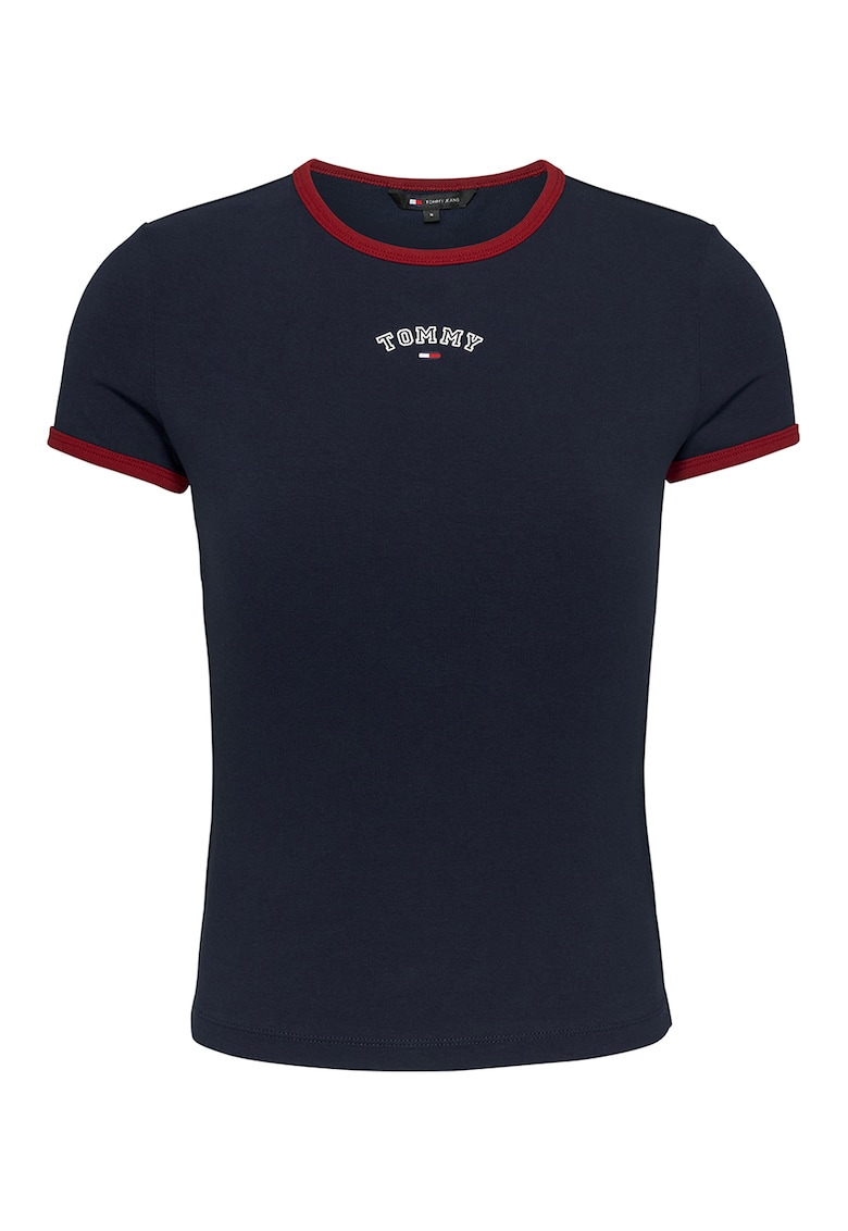 Tricou slim fit cu logo